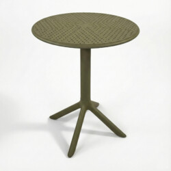 Bergen Bistro Table Avocado Green picture 22 a white background image