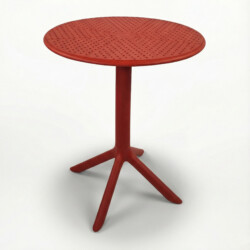 Bergen Bistro Table Chilli Red picture 22 a white background image