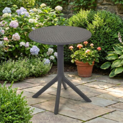 Bergen Bistro Table Nickel Grey picture 21 a garden lifestyle image
