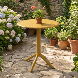 Bergen Bistro Table Saffron Yellow picture 21 a garden lifestyle image