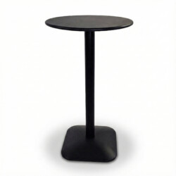 Emil 60 Round 2 Seat Bar Table Black picture 22 a white background image