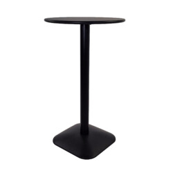 Emil 60 Round 2 Seat Bar Table Black picture 23 a white background image