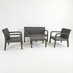 Freya Lounge Set Nickel Grey picture 02 a white background image