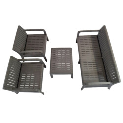 Freya Lounge Set Nickel Grey picture 04 a detail image