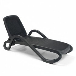 Alfa Lounger Anthracite And Anthracite picture 32 a white background image