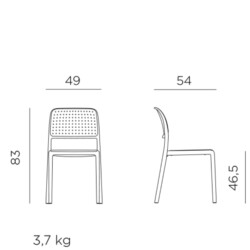 Clip 70Cm Table picture 40 dimensions height 75cm x width 70cm x depth 70cm weight 11kg