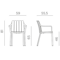 Clip 70Cm Table picture 40 dimensions height 75cm x width 70cm x depth 70cm weight 11kg