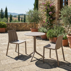 Step Table With 2 Tiberina Bistrot Chair Set Turtle Dove picture 01 a garden lifestyle image