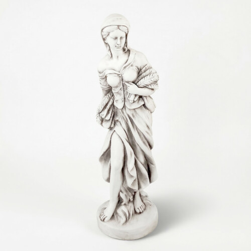 Annie In Autumn 84Cm White Stone Effect picture 02 a white background image