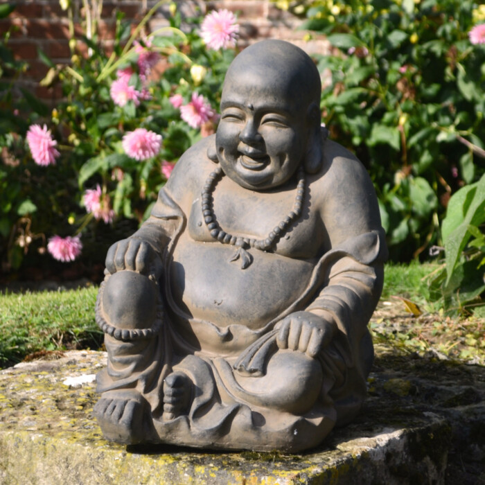 Buddhist Monk Sitting 43Cm Rust Effect picture 01 a garden lifestyle image