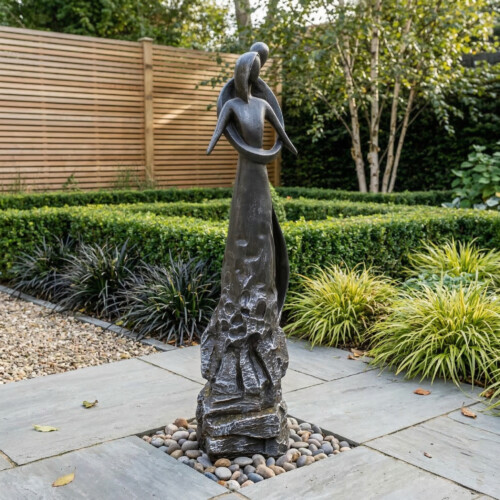Caring Embrace 81Cm Ebony Effect picture 01 a garden lifestyle image