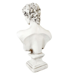 David Bust 59Cm White Stone Effect picture 03 a white background image