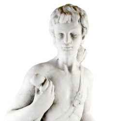 Hector Hunter Boy 83Cm White Stone Effect picture 05 a detail image