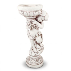 James Boy Planter 72Cm Antique Stone Effect picture 02 a white background image