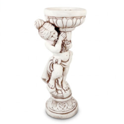 Janet Girl Planter 75Cm Antique Stone Effect picture 02 a white background image