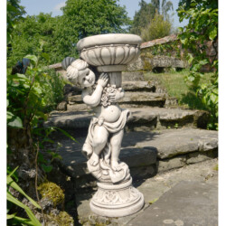 Janet Girl Planter 75Cm Antique Stone Effect picture 08 a lifestyle image