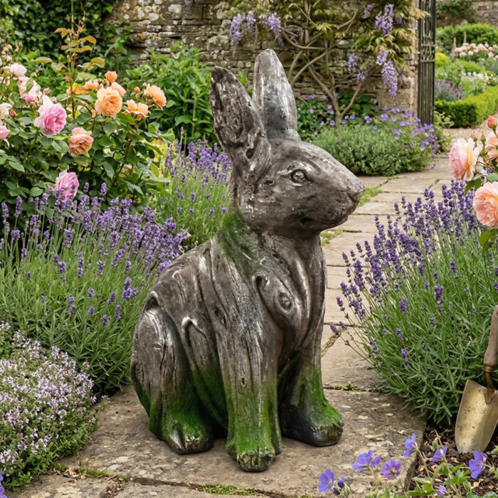 Rabbit 33Cm Driftwood Effect picture 01 a garden lifestyle image