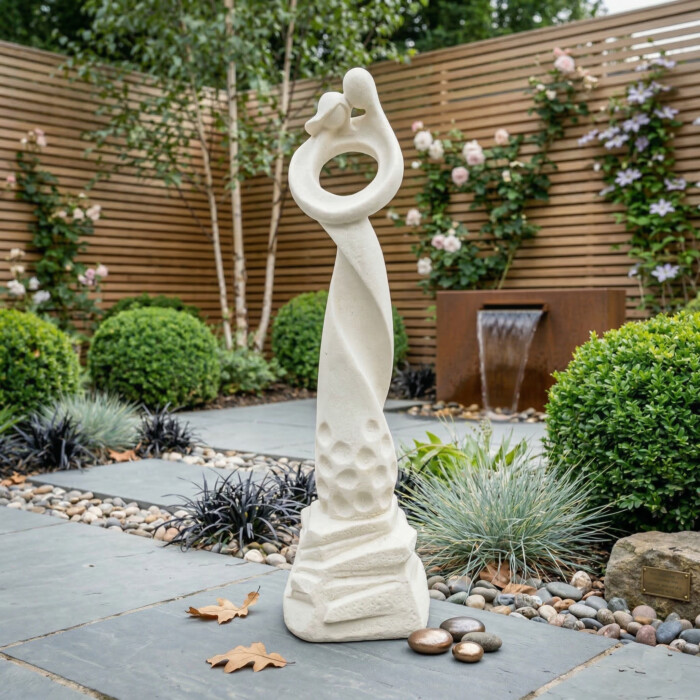 Romantic Twist 62Cm Cream picture 01 a garden lifestyle image