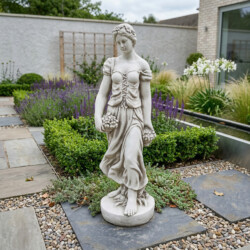 Sally In Summer 84Cm White Stone Effect picture 01 a garden lifestyle image