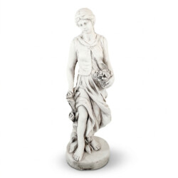 Susie In Spring 84Cm White Stone Effect picture 02 a white background image