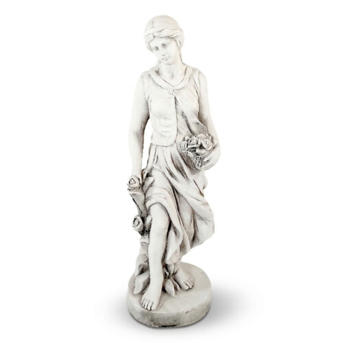 Susie In Spring 84Cm White Stone Effect picture 02 a white background image