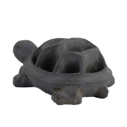 Tortoise Planter 15Cm Blue Iron Effect picture 03 a white background image