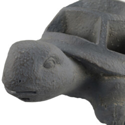 Tortoise Planter 15Cm Blue Iron Effect picture 05 a detail image