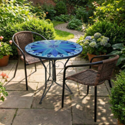Fleurengo Bistro 60Cm Set with 2 x San Remo Chair picture 01 a garden lifestyle image