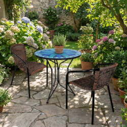 Fleurengo Bistro 60Cm Set with 2 x San Remo Chair picture 08 a lifestyle image