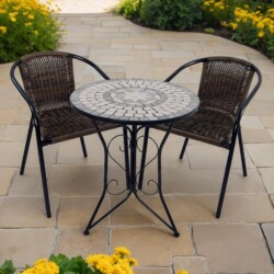 Verde Bistro 60Cm Set with 2 x San Remo Chair picture 01 a garden lifestyle image