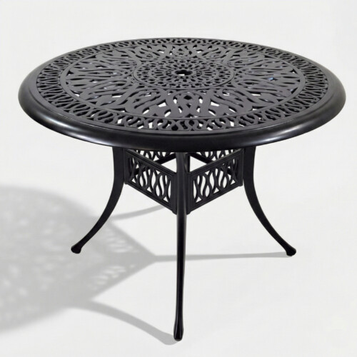 Fleurino Cast Aluminium 100Cm Table picture 22 a white background image
