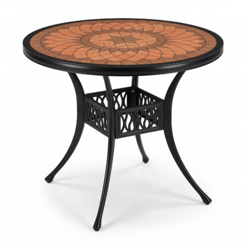 Metarro Embossed Alumimium Table picture 22 a white background image