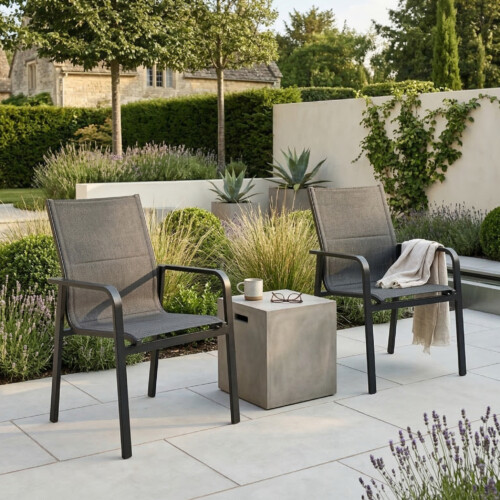 Pavanero Textilene Chair Pack Of 2 picture 01 a garden lifestyle image